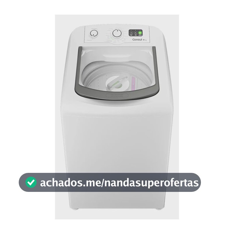 Máquina De Lavar Consul 9kg Branca Com Dosagem - C Branco