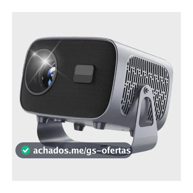 Projetor Portátil A10 Android Tv 4k Bluetooth 5.0 Wifi 6.0 Preto 110v/220v