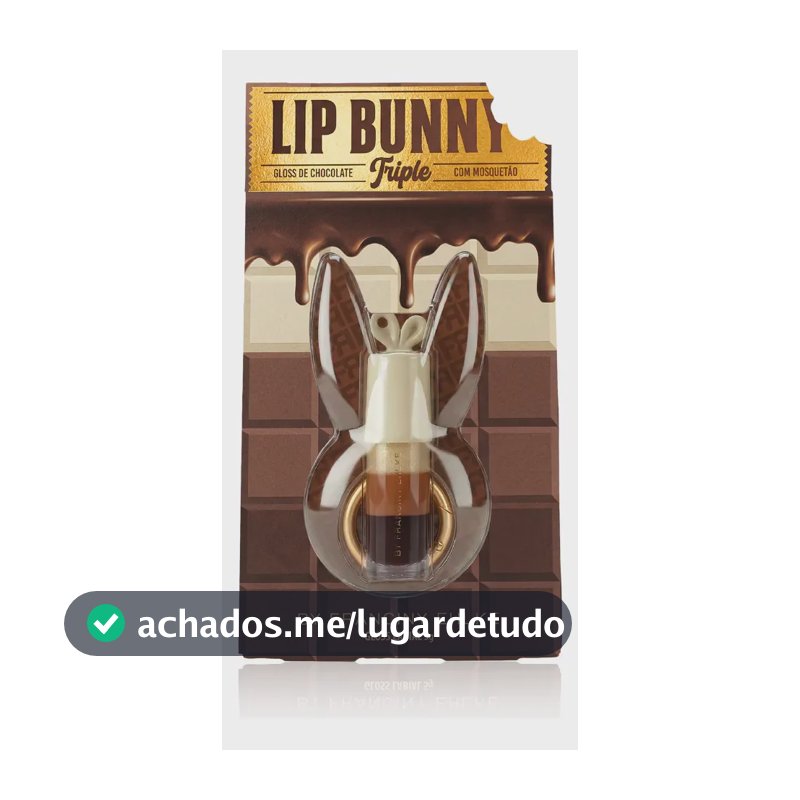 Gloss Labial Lip Bunny Triple - Fran By Franciny Ehlke Marrom