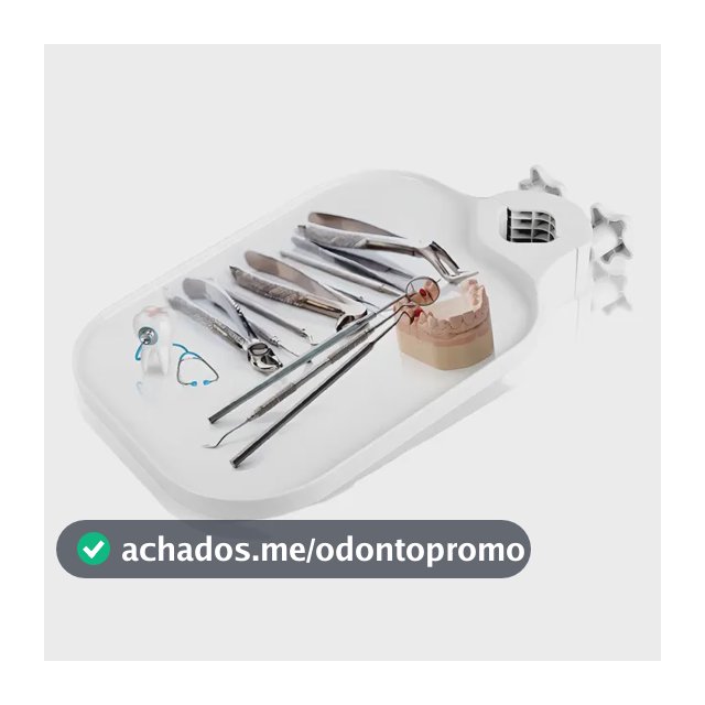 Bandeja Fixa De Coluna Para Cadeira Odontologica Suporte Branco