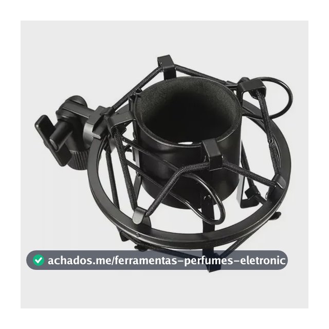 Suporte Aranha Shock Mount Para Microfone Condensador Preto