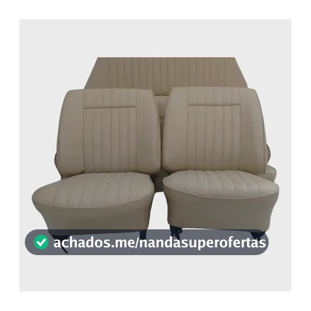 Kit De Capas P Bancos Bege Fusca 656667686970