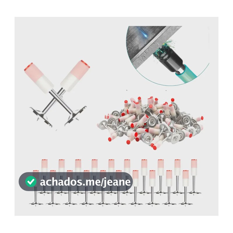 Pinos Para Pistola Finca Pinos Fixação Pregos Kit Com 100