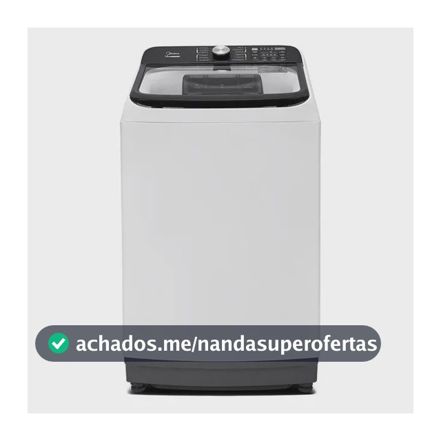 Lavadora Midea Wave Agitator 15kg 127v Branco