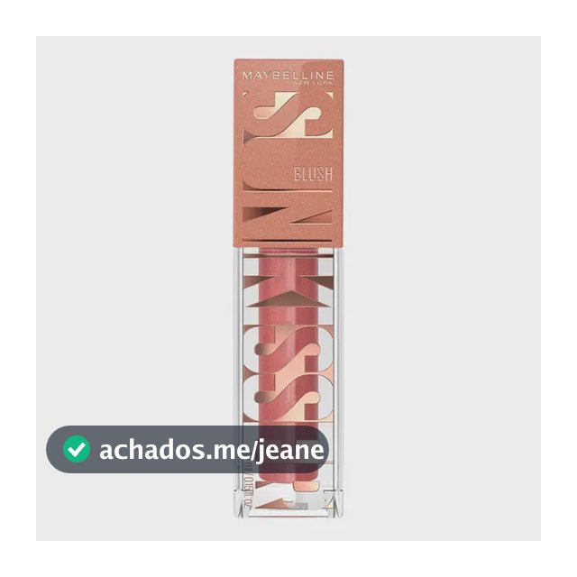 Blush Líquido Multifuncional com Vitamina E, Efeito Glow Natural, Fácil Aplicação, Longa Duração 12h, Cor City Sizzle, Sunkisser Maybelline NY, 4,7ml