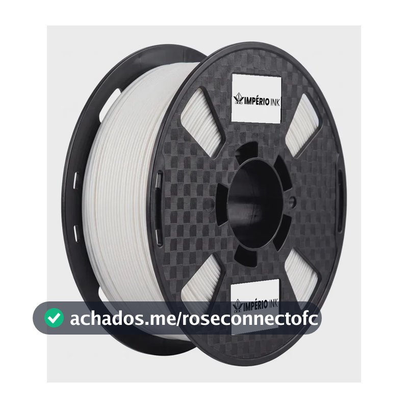 Filamento Para Impressora 3d 1.75mm 1kg Petg Branco