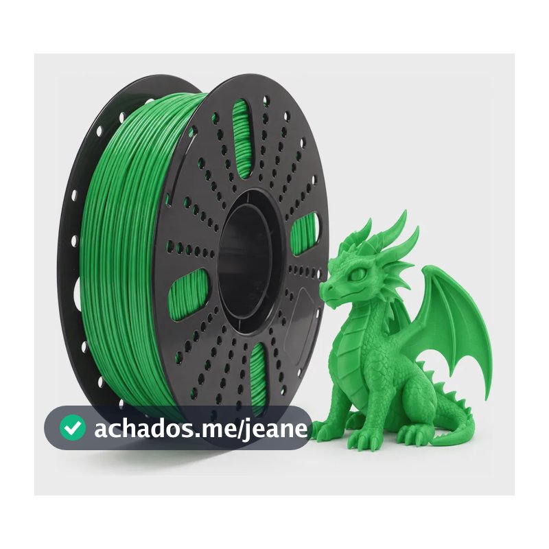 Filamento Petg Amfa 1,75mm 1kg Bobina Para Impressora 3d Verde