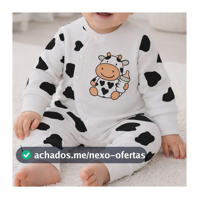 Macacão Bebê Suedine Algodão Antialérgico Confortável