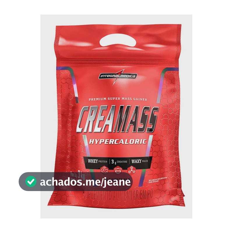 Creamass Hipercalórico Pouch Baunilha 3kg Integralmédica
