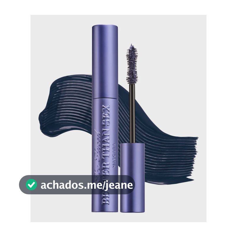 Máscara Volumizadora Too Faced Better Than Sex - Edição Limi Midnight Blue