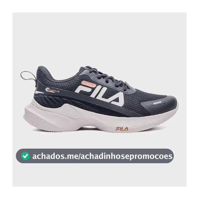 Tênis Fila Progress Lite Feminino Confortável Original