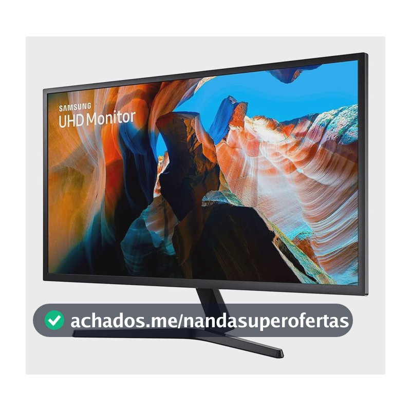 Monitor Led Samsung Lu32j590uq 32 Ultrahd 4k Freesync 60hz Preto
