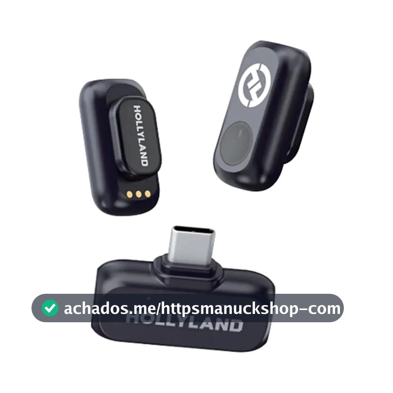 Microfone Lark A1 Hollyland Mini Usb-c Preto
