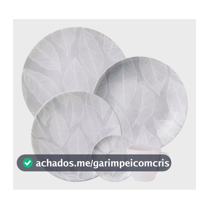 Aparelho De Jantar Tramontina 20 Pçs Porcelana Decorada Arbo Laranja Florido