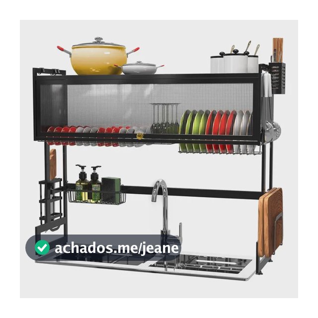 Escorredor De Louça Cozinha Pratos Organizador De Pia 65cm
