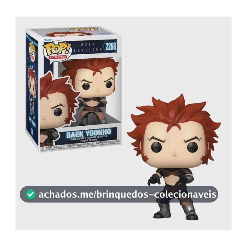 Boneco Funko Pop! Solo Leveling - Baek Yoonho