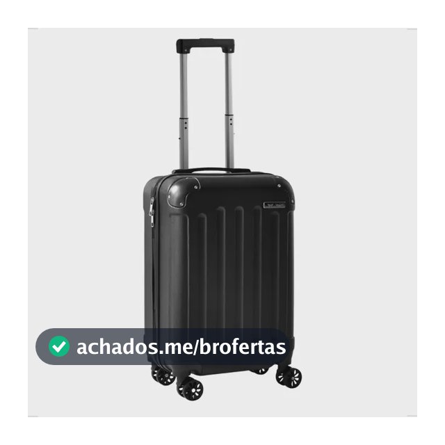 Mala De Viagem Bordo Mão Pequena 10kg Abs Cadeado 360