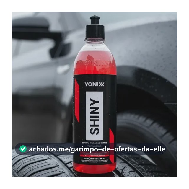 Shiny Revitalizador Pneu Pretinho Longa Duração Vonixx 500ml