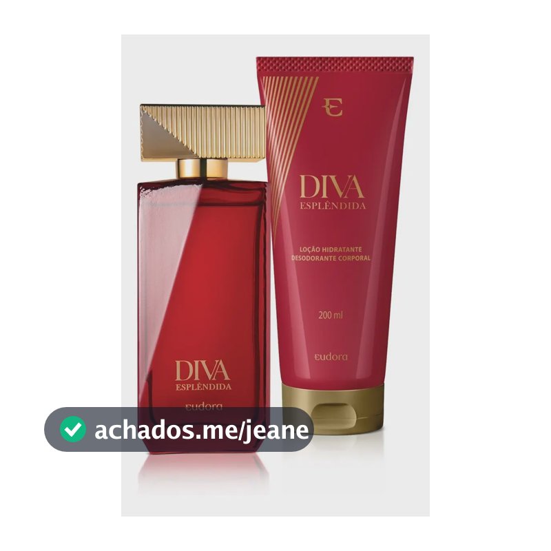 Combo Diva Esplêndida: Desodorante Colônia 100ml Eudora Amadeirado