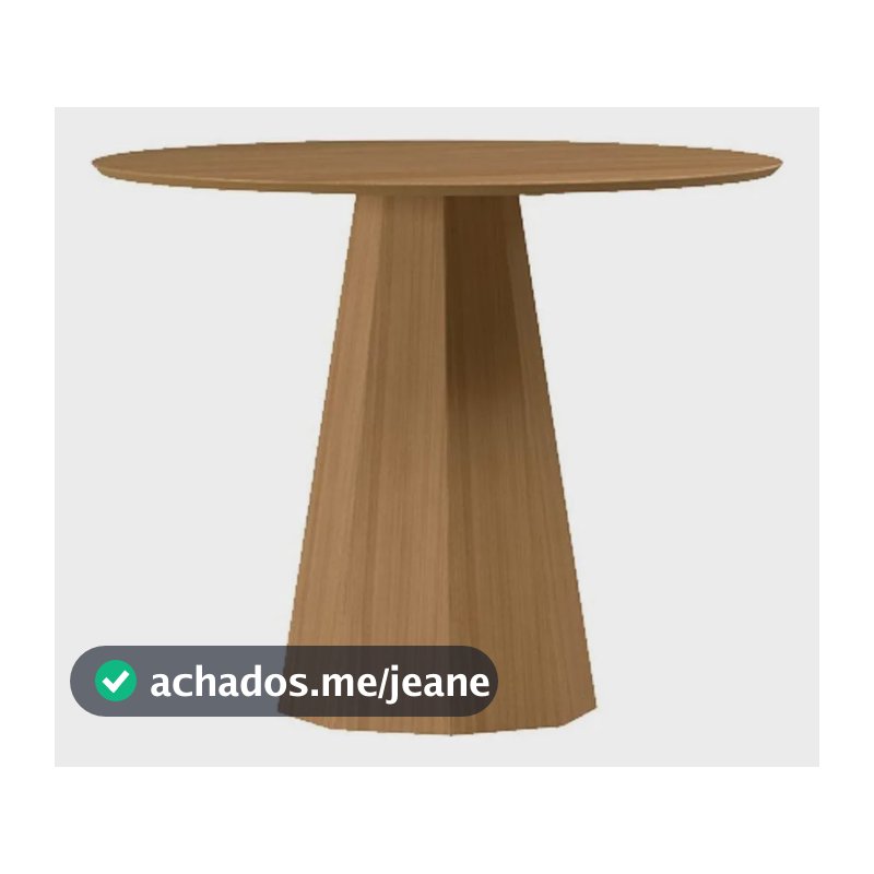 Mesa De Jantar 100x100 Cm Isis Sem Vidro Ype  New Ceval