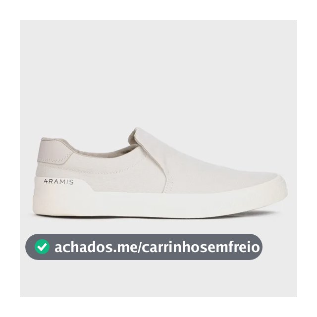 Tênis Masculino Casual Aramis Daily Slip Confortável Moderno Bege 38 Br