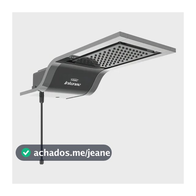 Ducha Eletrônica Intense Fame 5400w Preta E Inox Cor Preto Potência