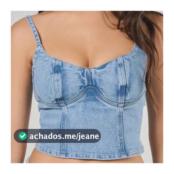 Cropped Jeans Corselet