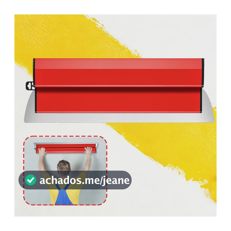 Desempenadeira Aço Inox Para Passar Massa Corrida 40cm