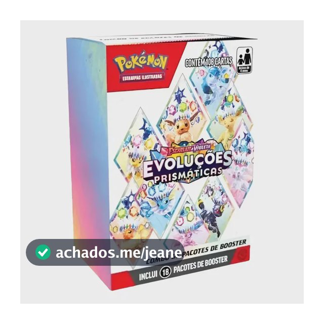 Combo de Booster EV8.5 - Evoluções Prismáticas - Copag