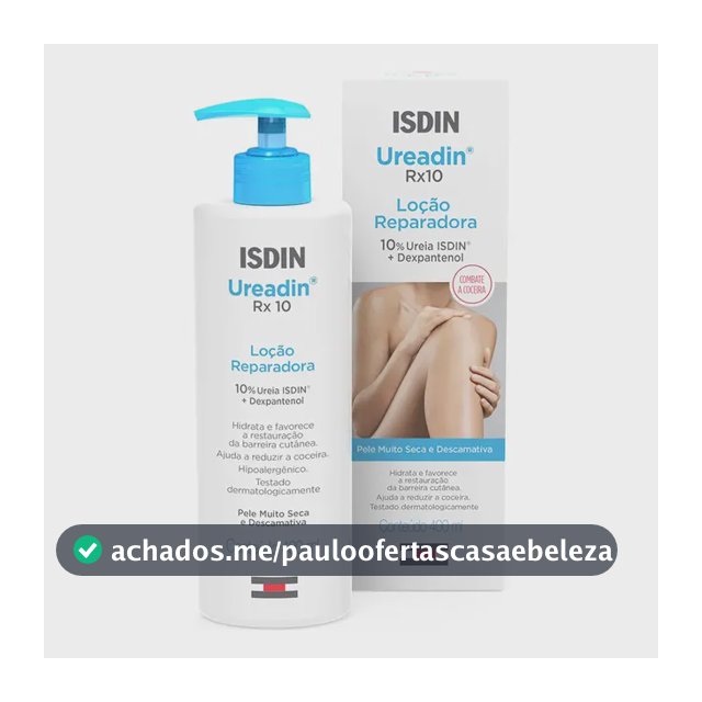 ISDIN Loção Hidratante Corporal para Pele Muito Seca Ureadin Rx10 - 400ml