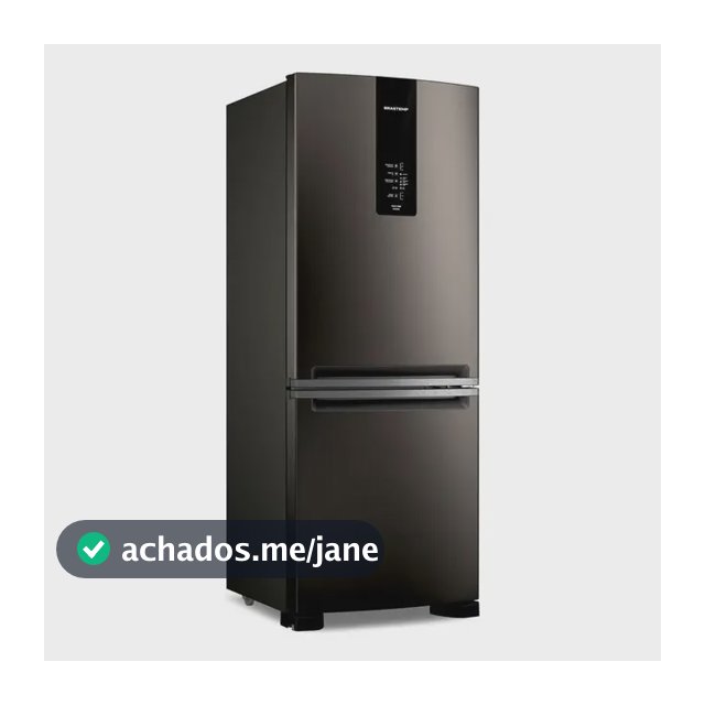 Geladeira Brastemp Ff Inverse 447l Black Inox - Bre57fe