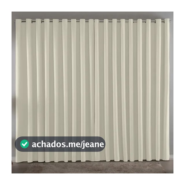Cortina Blackout Em Tecido 6,00x2,80 Corta Luz Branco Gelo