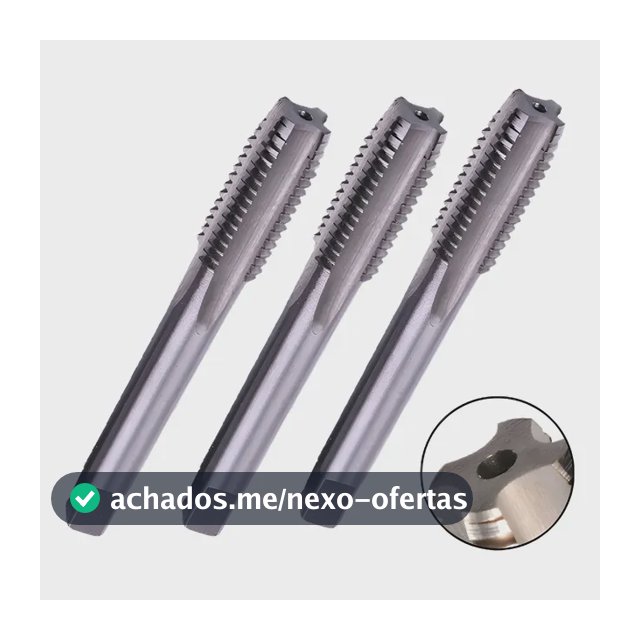 Jogo De Macho 3 Peças P/ Fazer Rosca M12 X 1.50 Profissional