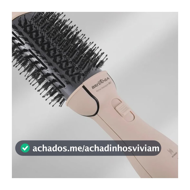 Escova Secadora Britânia Bivolt 1300w Soft Bec07r Original