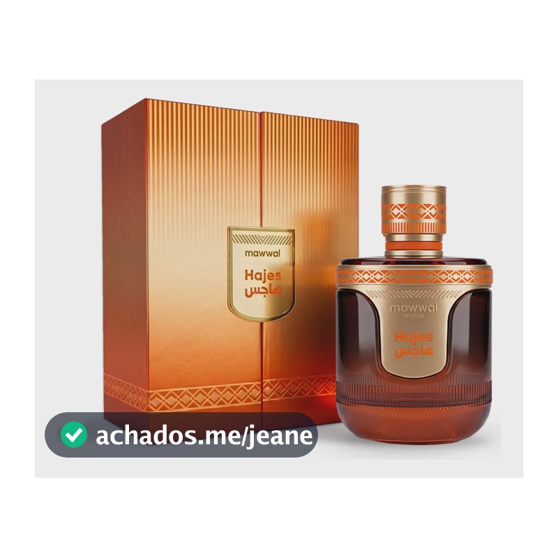 Perfume Árabe Mawwal Charm Hajes Masculino 100ml Eau De Parfum 100ml