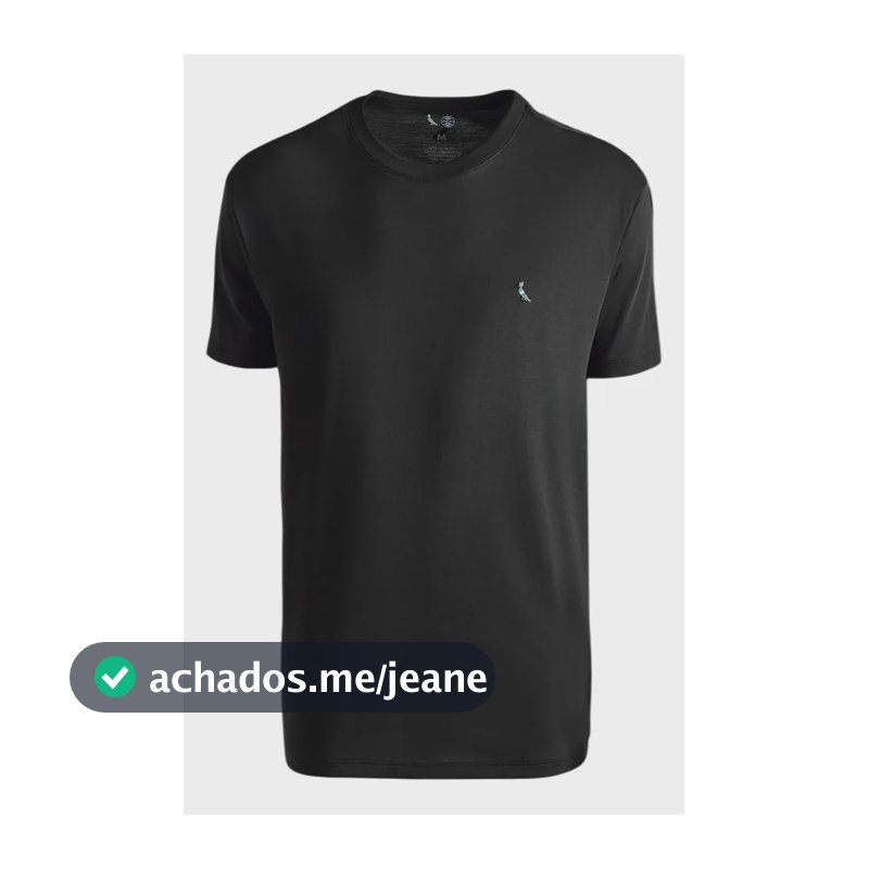 Camiseta Mc Pima Gremio Reserva Preto Ggg