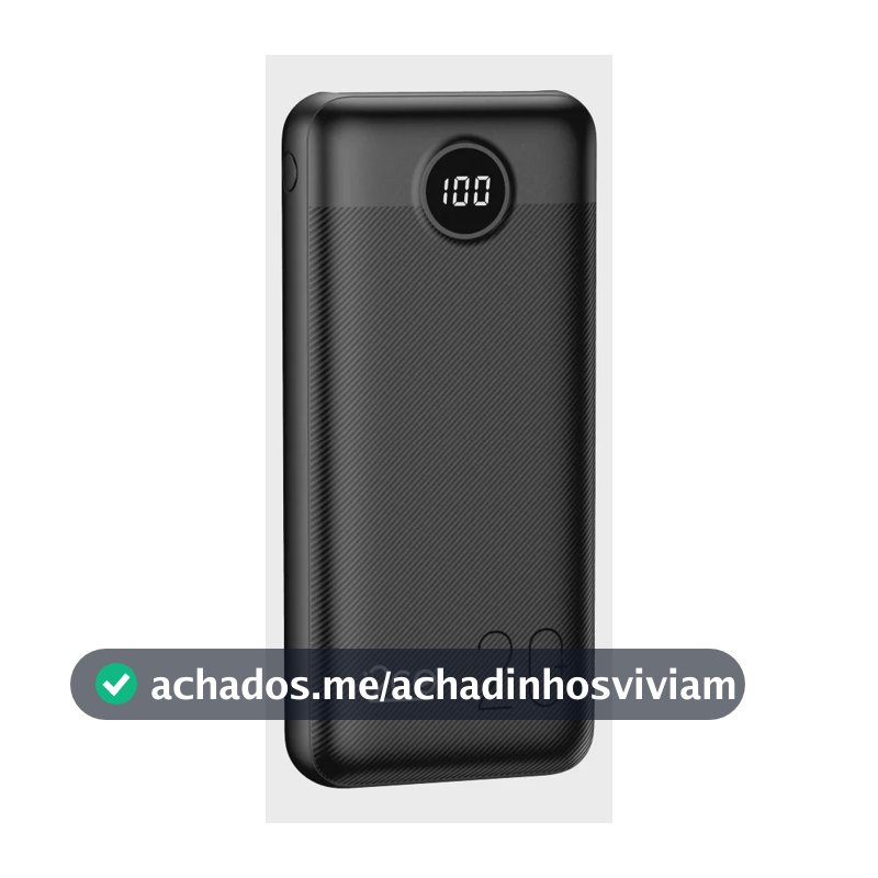 Carregador Portátil Power Bank Turbo i2GO 20000mah 20w Com Display Digital