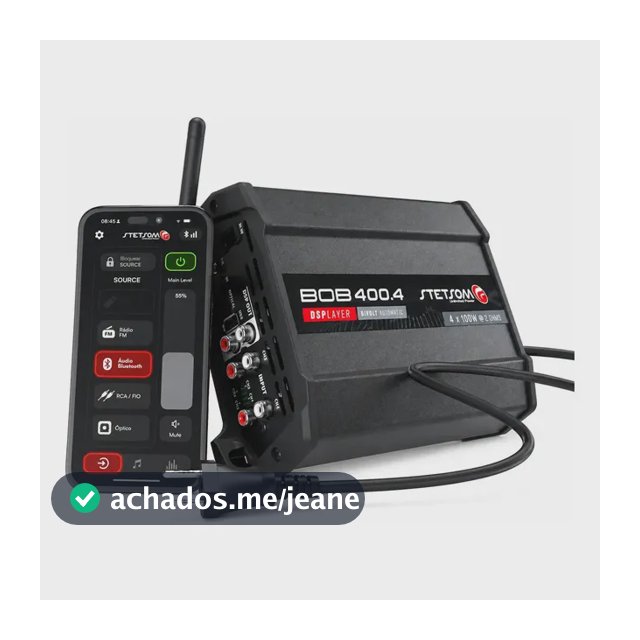 Stetsom Modulo Bobdsplayer400.4 Com Fonte Bivolt 127v/220v Preto