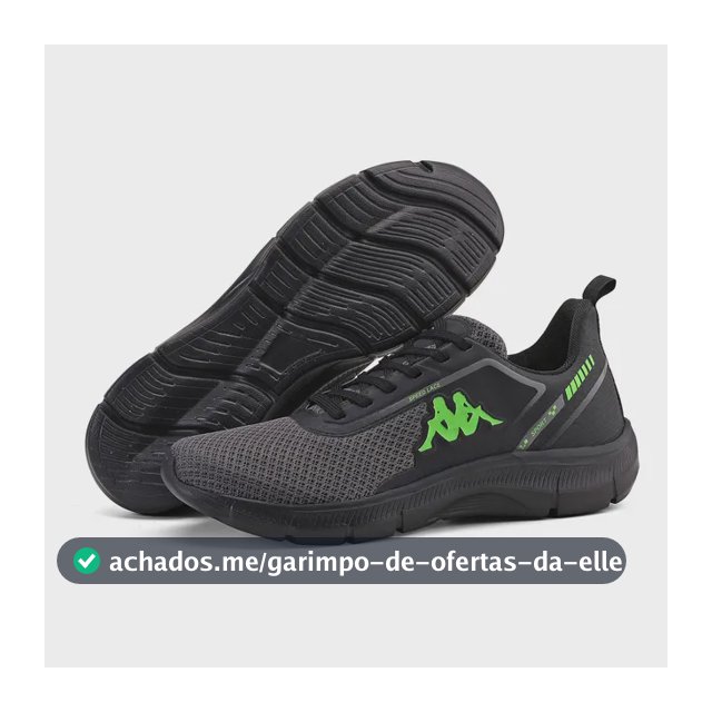 Tênis Kappa Run 200 Masculino Caminhada Corrida Original