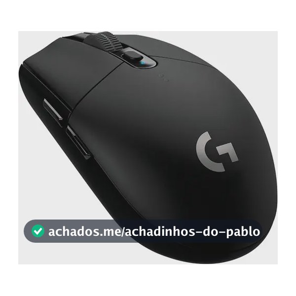 Mouse Gamer Sem Fio Logitech G Series Lightspeed G305 Preto