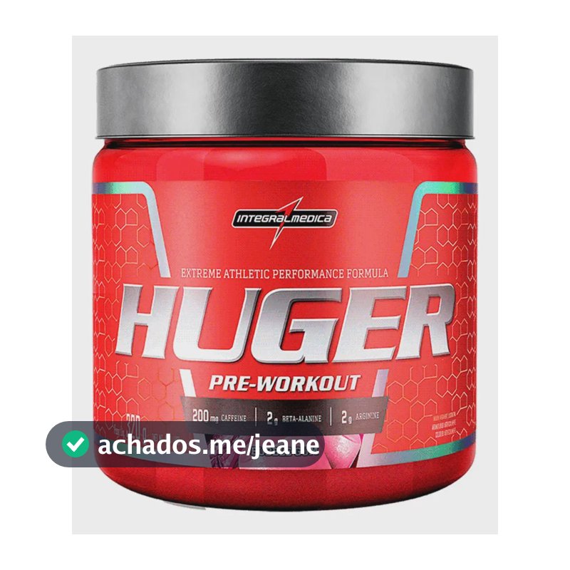 Pré Treino Huger Bubble Gum Pote Com 320g Integralmédica