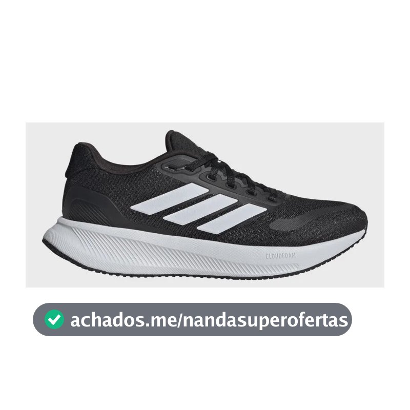 Tênis Corrida Runfalcon 5 adidas Preto 36 Br