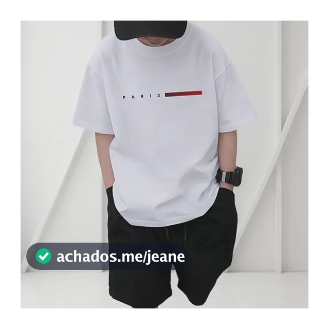Conjunto Infantil Masculino Camiseta + Bermuda Paris Degrade