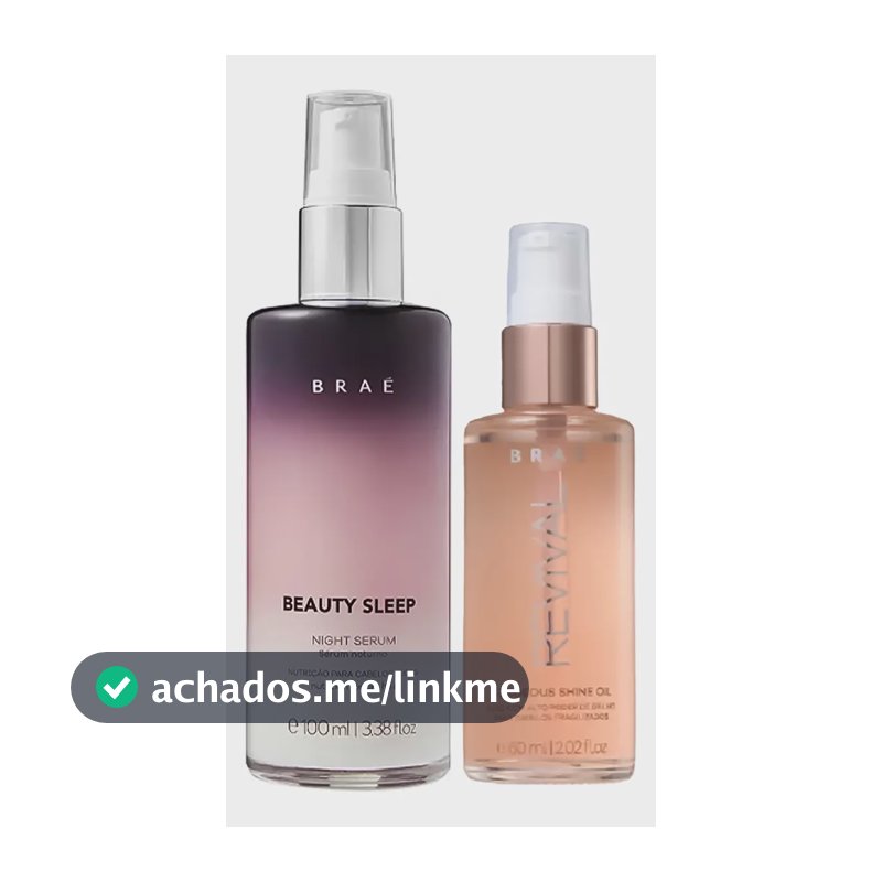 Braé Kit Com 2 Produtos (Beauty Sleep + Óleo Gorgeous Shine)