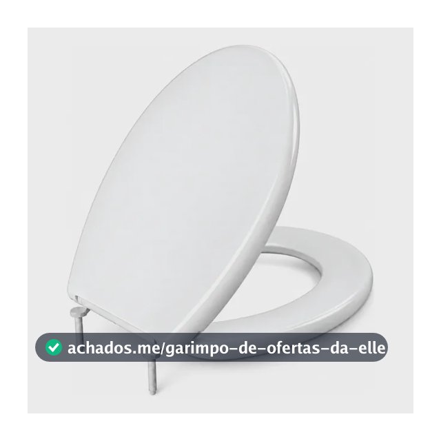Tampa Almofadado Assento Privada Oval Universal Astra Slim