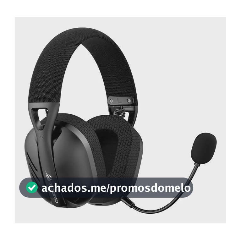 Headset Gamer Sem Fio Havit Fuxi H3 7.1 Surround Preto