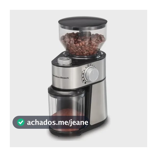Moedor Moinho De Café Plus Hamilton Beach Inox Doméstico Inox
