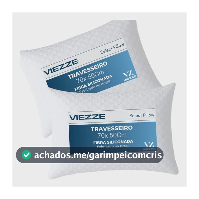 Kit 2 Travesseiros Luxo Matelado Fibra Antialérgica 70x50cm Branco