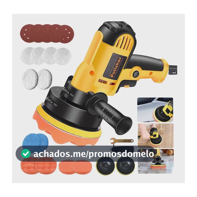 Politriz Elétrica Polidora Automotiva Lixadeira 1100w 110v