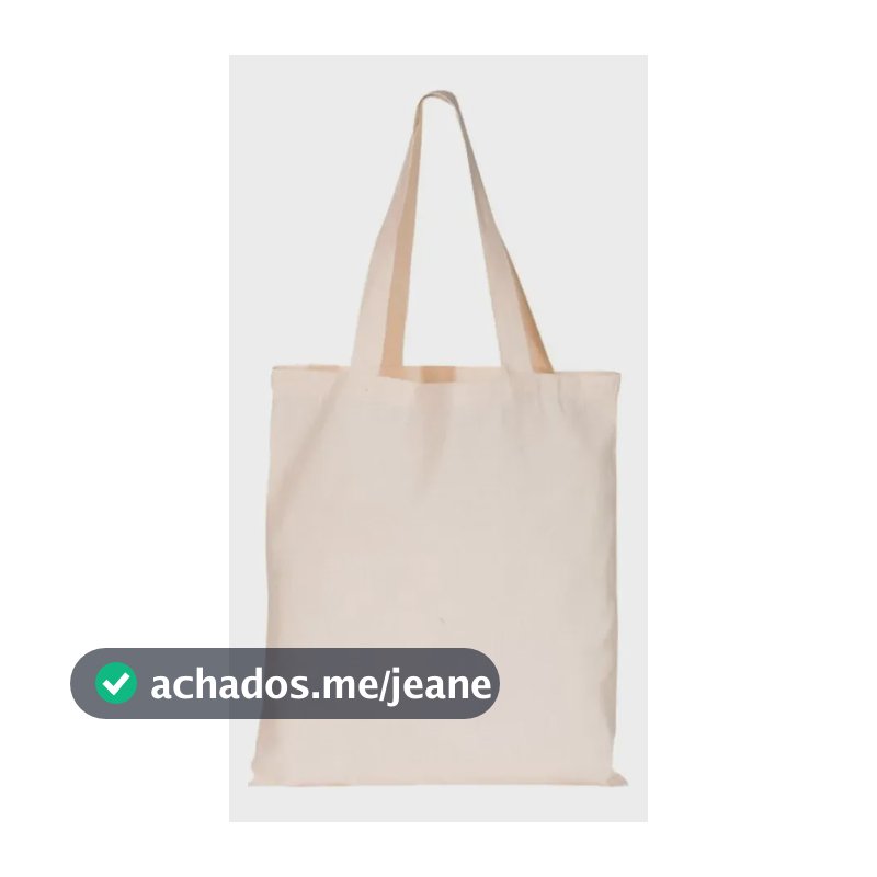 Kit 100 Ecobags Grande 32x38cm Bolsa Ecológica Sacola